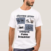 personalisierbar, Lastenrad choose, Dein Text T-Shirt (Vorderseite)