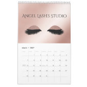 Personalisierbar Makeup Artist Eyelash Extensions Kalender (Mär 2027)