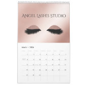 Personalisierbar Makeup Artist Eyelash Extensions Kalender (Mär 2026)