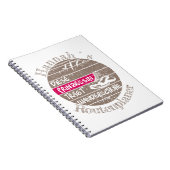 personalisierbar Name Prinzessin Wanderschuhe Notizblock (Rechte Seite)