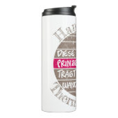 personalisierbar Name Prinzessin Wanderschuhe Thermosbecher (Nach links gedreht)