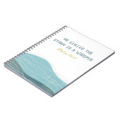 Personalisierbar | Ocean Bible Verse Notizblock (Linke Seite)