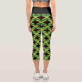Personalisierbar | Patriotisch | JAMAICA FLAG Capri Leggings (Rückseite)
