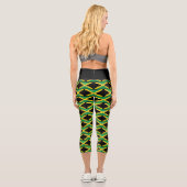 Personalisierbar | Patriotisch | JAMAICA FLAG Capri Leggings (Rückseite)