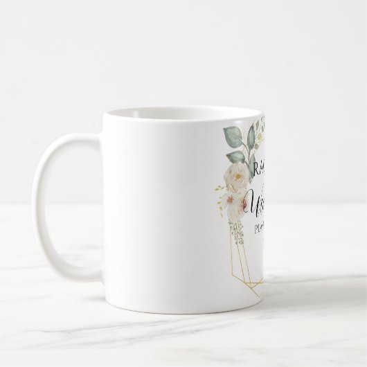 Personalisierbar- Wedding-Planning-Mug  Kaffeetasse (Links)