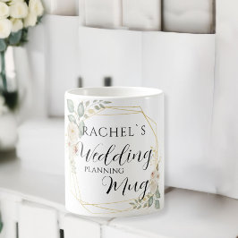 Personalisierbar- Wedding-Planning-Mug Kaffeetasse