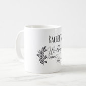 Personalisierbar- Wedding-Planning-Mug Kaffeetasse (Vorderseite Links)
