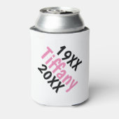 Personalisierbare 50 und fabelhafte Text Geburtsta Dosenkühler (Kanne Rückseite)