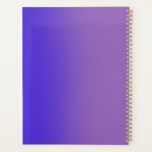 Personalisierbare Abdeckung Schöne Lila Breite Planer (Rückseite)