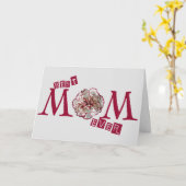 Personalisierbare "Beste Mama je" Einzigartiges Ni Karte (Gelbe Blume)