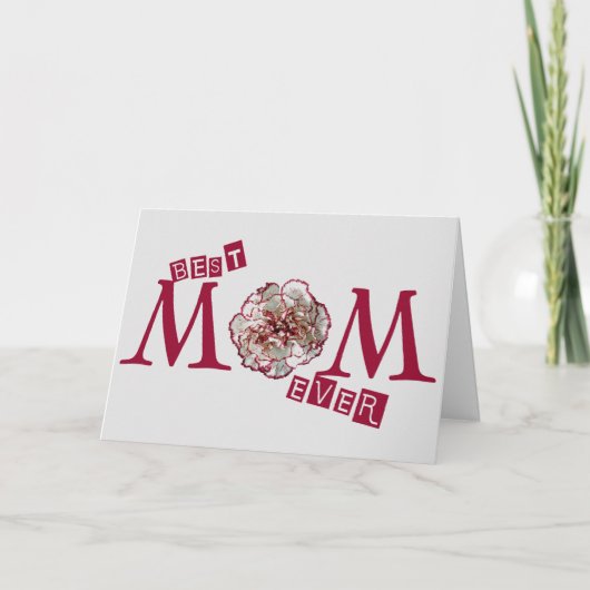 Personalisierbare "Beste Mama je" Einzigartiges Ni Karte (Vorderseite)