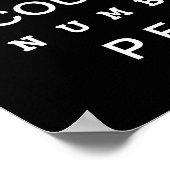 Personalisierbare Buchhalter Funny Job Titels Poster (Ecke)