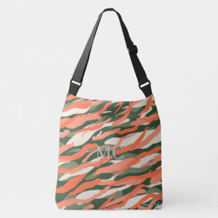 Personalisierbare Camouflage Camouflage Zebra Must Tragetaschen Mit Langen Trägern