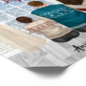 Personalisierbare Custom Family Portrait Weihnacht Poster (Ecke)