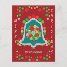Personalisierbare editierbare Glocke Weihnachten/F