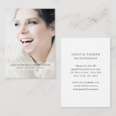 Personalisierbare Foto Visitenkarte (Vorne/Hinten)