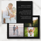 Personalisierbare Foto Visitenkarte