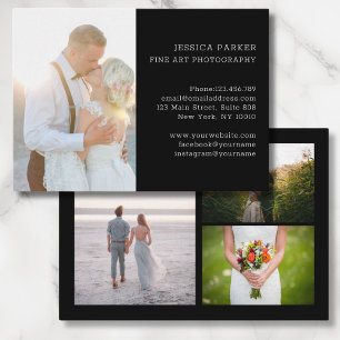 Personalisierbare Foto Visitenkarte