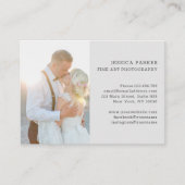 Personalisierbare Foto Visitenkarte (Vorderseite)