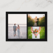 Personalisierbare Foto Visitenkarte (Rückseite)