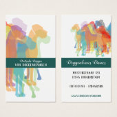 personalisierbare Great Dane Karten (Vorne & Hinten)