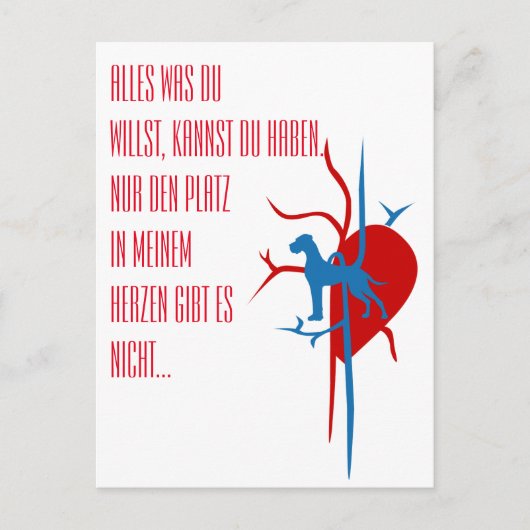 personalisierbare Great Dane Karten (Vorderseite)