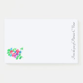Personalisierbare Hübsche BlumenBouquet Post-it Klebezettel (Vorderseite)