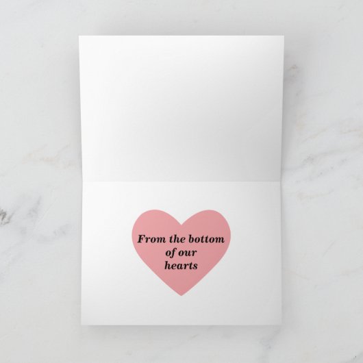 Personalisierbare humorvolle Krankenschwestern Dan Dankeskarte (Innenseite)