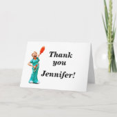 Personalisierbare humorvolle Krankenschwestern Dan Dankeskarte (Vorderseite)