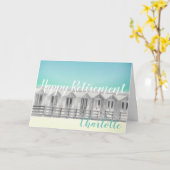 Personalisierbare Karte für die Pensionshütte am M (Gelbe Blume)