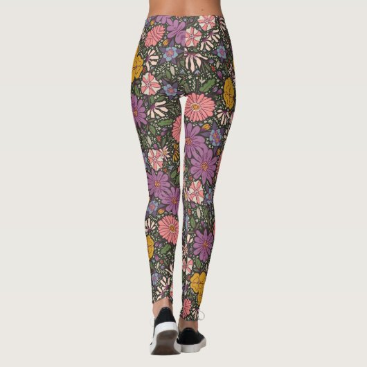 Personalisierbare Leggings - Weißes B&B-Logo (Rückseite)