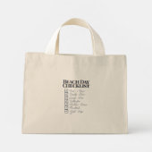 Personalisierbare Mädels-Trip-Tasche Mini Stoffbeutel (Rückseite)