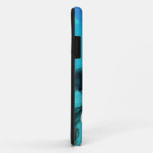 personalisierbare musikalische Note blau Case-Mate iPhone Hülle (Hinten/Rechts)