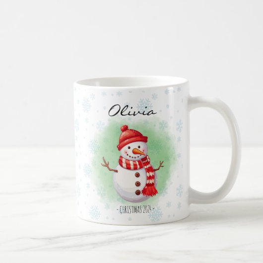 Personalisierbare Name Weihnachtszeit-Tasse Kaffeetasse (Rechts)