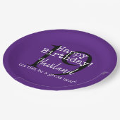 Personalisierbare Papierplatte HAMbyWG Pappteller (Schrägansicht)