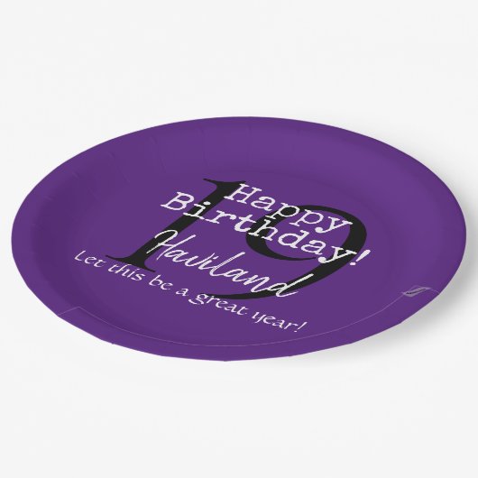 Personalisierbare Papierplatte HAMbyWG Pappteller (Schrägansicht)