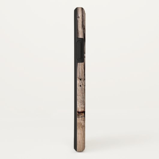 Personalisierbare rustikale Holztür mit Kettensper Case-Mate iPhone Hülle (Hinten/Rechts)