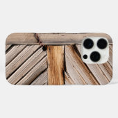 Personalisierbare rustikale Holztür mit Kettensper Case-Mate iPhone Hülle (Rückseite (Horizontal))