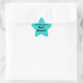 personalisierbare Starenprämienaufkleber Stern-Aufkleber (Tasche)