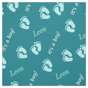 personalisierbare Stoffe mit Namen Baby Junge
