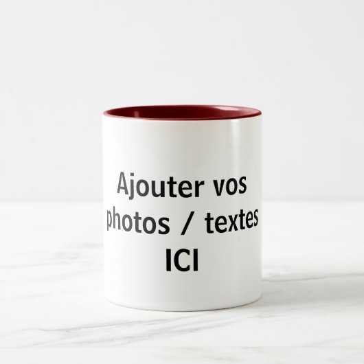 Personalisierbare Tasse (Mittel)