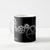 Personalisierbare Tasse mit Gangmuster (Vorderseite Links)