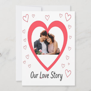 Personalisierbare Valentinstagskarte – Unsere Lieb Feiertagskarte