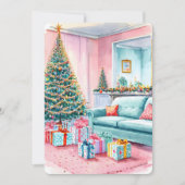 Personalisierbare Vintage-Weihnachtskarte Feiertagskarte (Vorderseite)