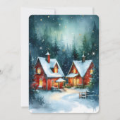 Personalisierbare Vintage-Weihnachtskarte  Feiertagskarte (Vorderseite)