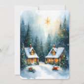 Personalisierbare Vintage-Weihnachtskarte mit Flac Feiertagskarte (Vorderseite)