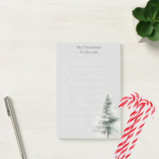 Personalisierbare Weihnachten für die Liste Anmerk Post-it Klebezettel