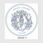 Personalisierbare Weihnachtsfeier Aufkleber (Blatt)