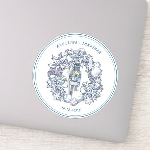 Personalisierbare Weihnachtsfeier Aufkleber