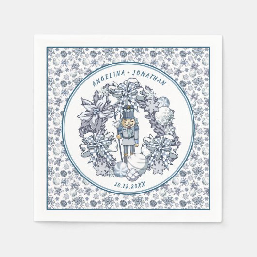 Personalisierbare Weihnachtsfeier Serviette (Vorderseite)